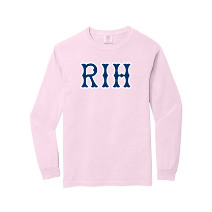 RIH NAVY SOX LETTERS LONG SLEEVE