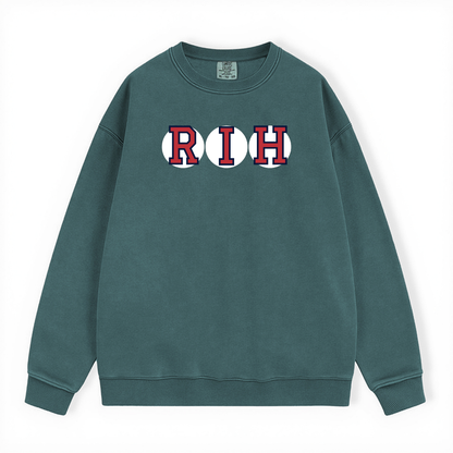 RIH RETIRED SOX LETTERS CREWNECK
