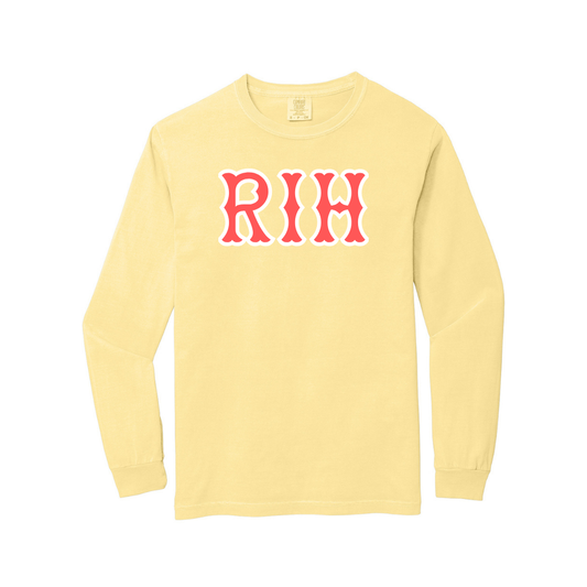 RIH SOX LETTERS LONG SLEEVE