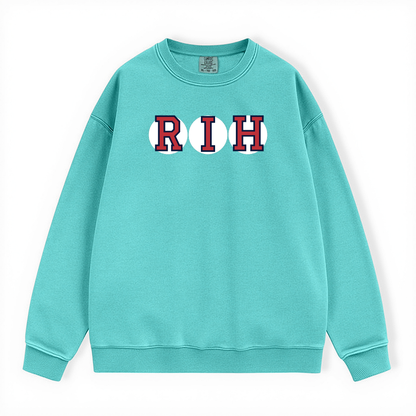 RIH RETIRED SOX LETTERS CREWNECK