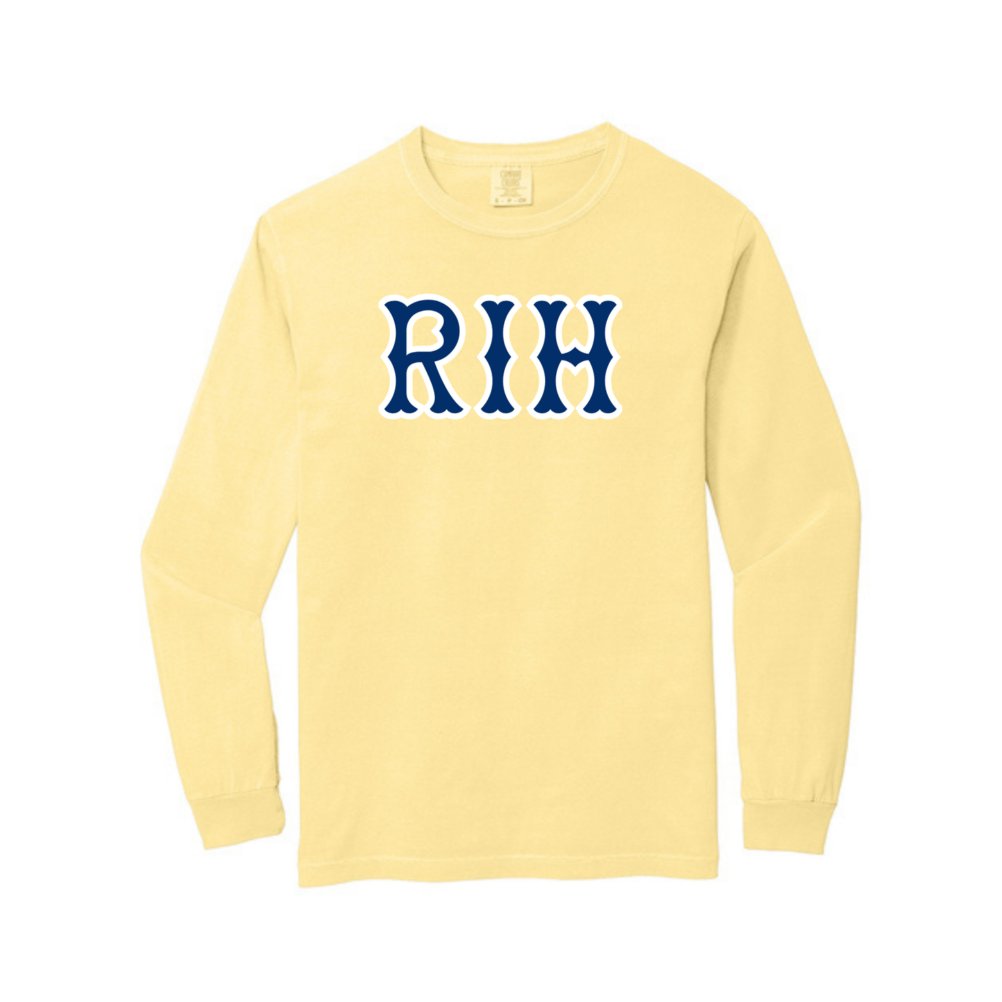 RIH NAVY SOX LETTERS LONG SLEEVE