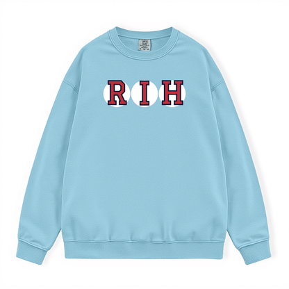 RIH RETIRED SOX LETTERS CREWNECK