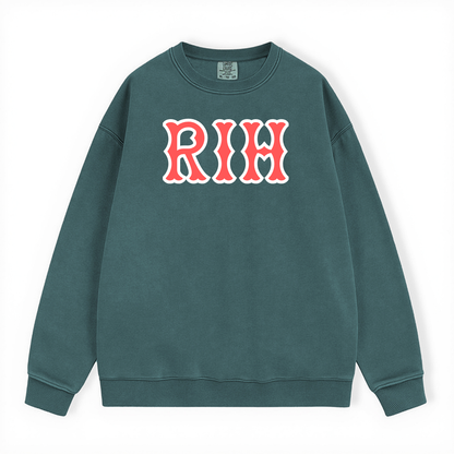 RIH SOX LETTERS CREWNECK