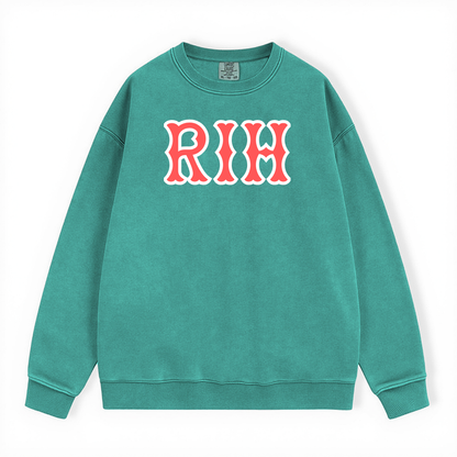 RIH SOX LETTERS CREWNECK