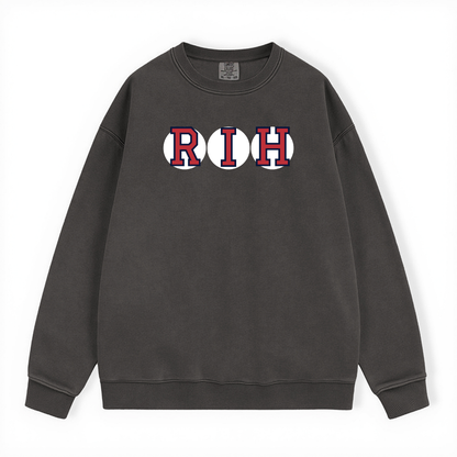 RIH RETIRED SOX LETTERS CREWNECK