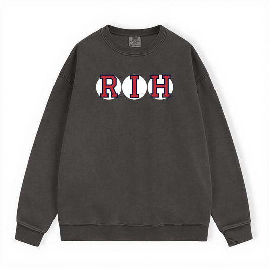 RIH RETIRED SOX LETTER CREWNECK