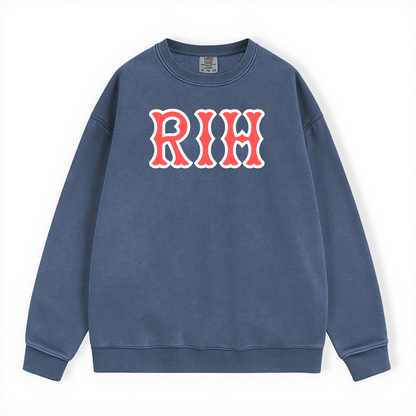 RIH SOX LETTERS CREWNECK