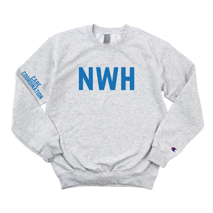 ROYAL BLUE NWH CARE COORDINATION CHAMPION CREWNECK