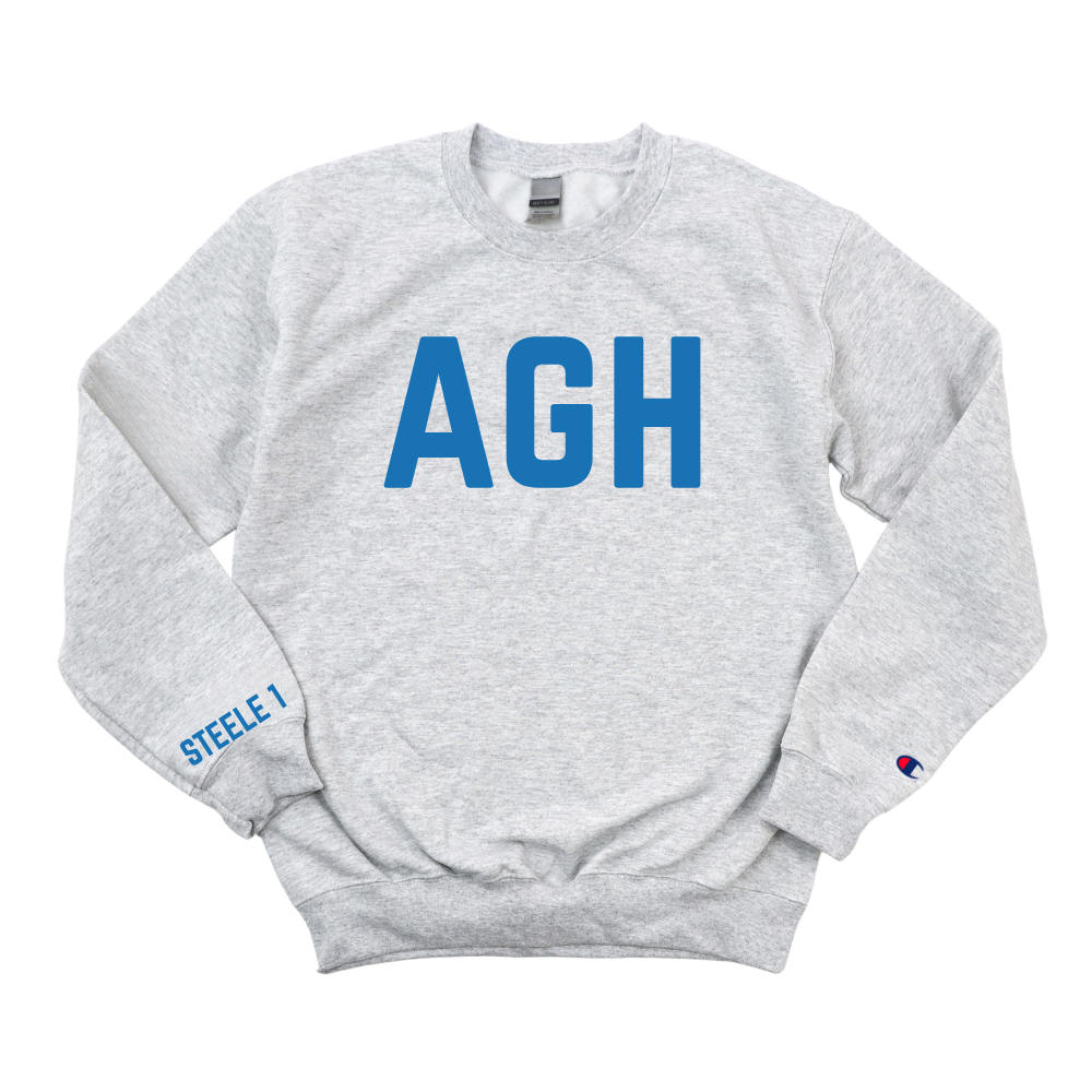 ROYAL BLUE AGH RN - STEELE 1 CHAMPION CREWNECK