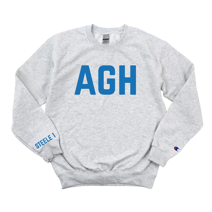 ROYAL BLUE AGH RN - STEELE 1 CHAMPION CREWNECK