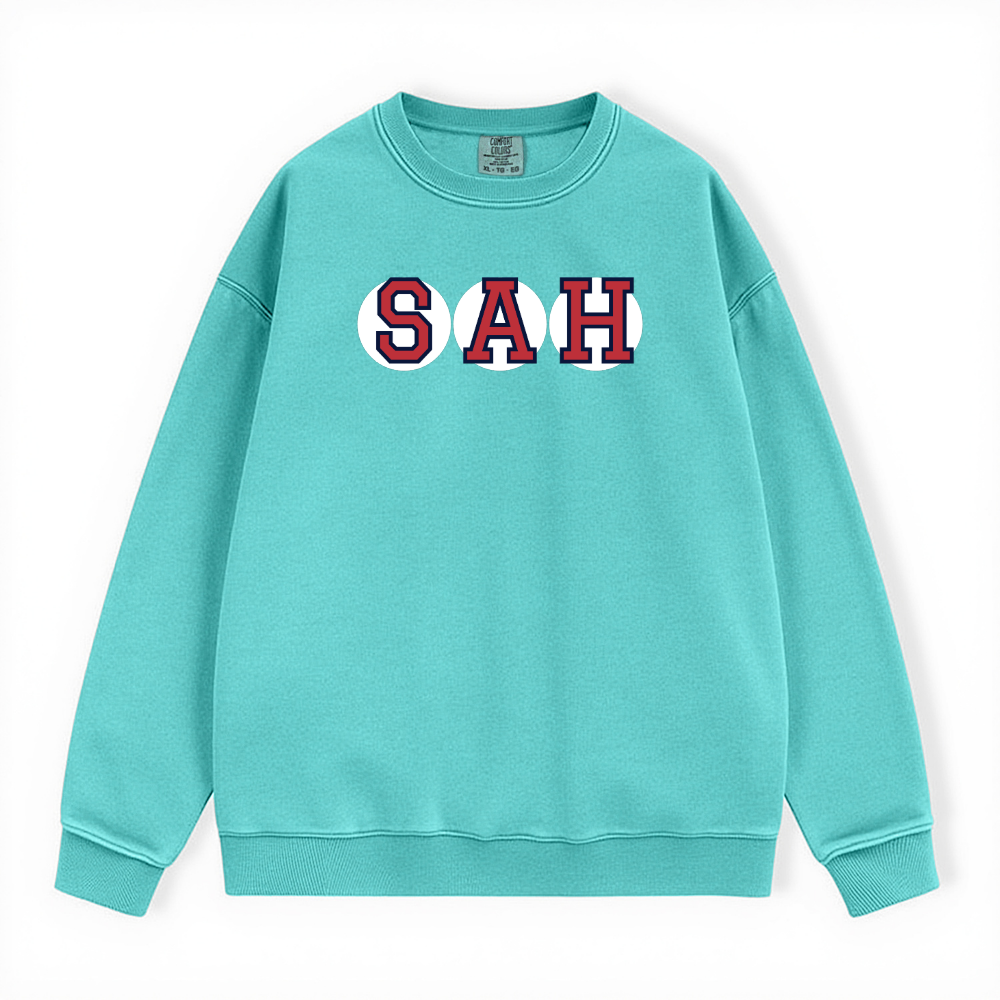 SAH RETIRED SOX LETTERS CREWNECK