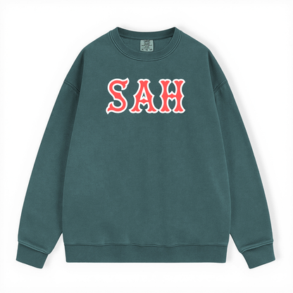 SAH SOX LETTERS CREWNECK