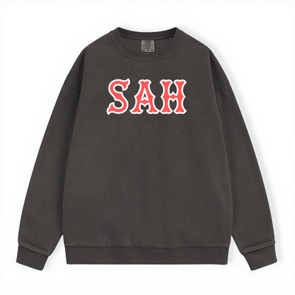 SAH SOX LETTERS CREWNECK