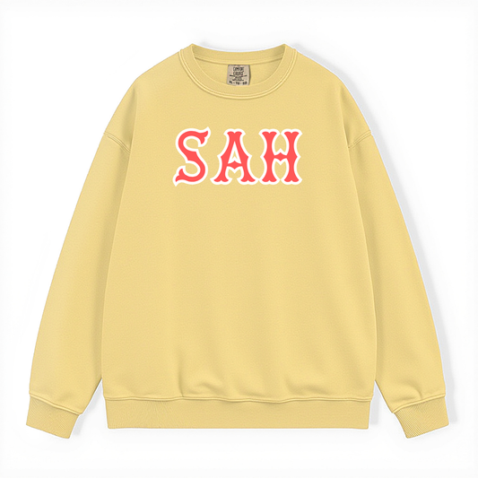 SAH SOX LETTERS CREWNECK