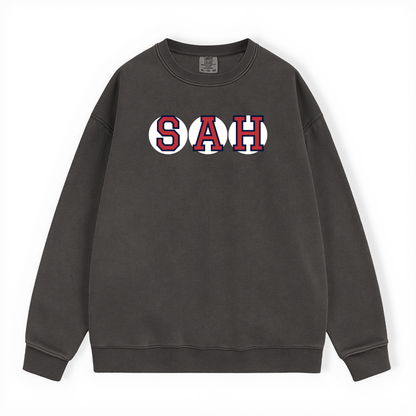 SAH RETIRED SOX LETTERS CREWNECK