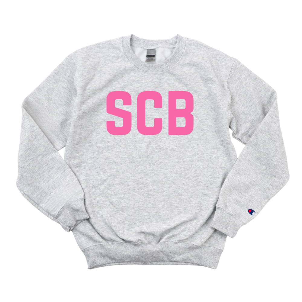 PINK SCB BREAST CANCER AWARENESS CREWNECK