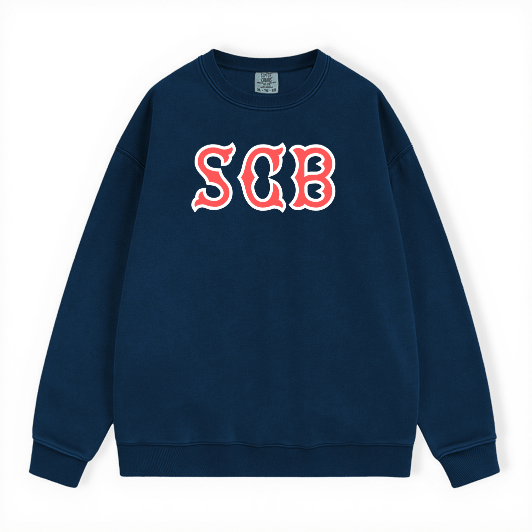 SCB SOX LETTERS CREWNECK