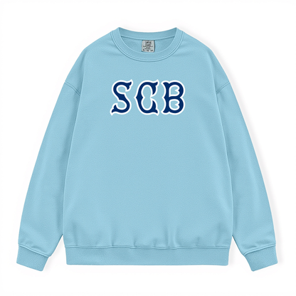 SCB NAVY SOX LETTERS CREWNECK