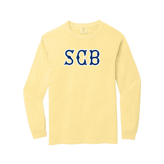 SCB NAVY SOX LETTERS LONG SLEEVE