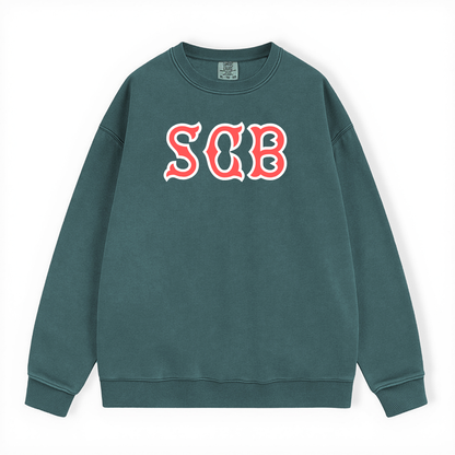 SCB SOX LETTERS CREWNECK