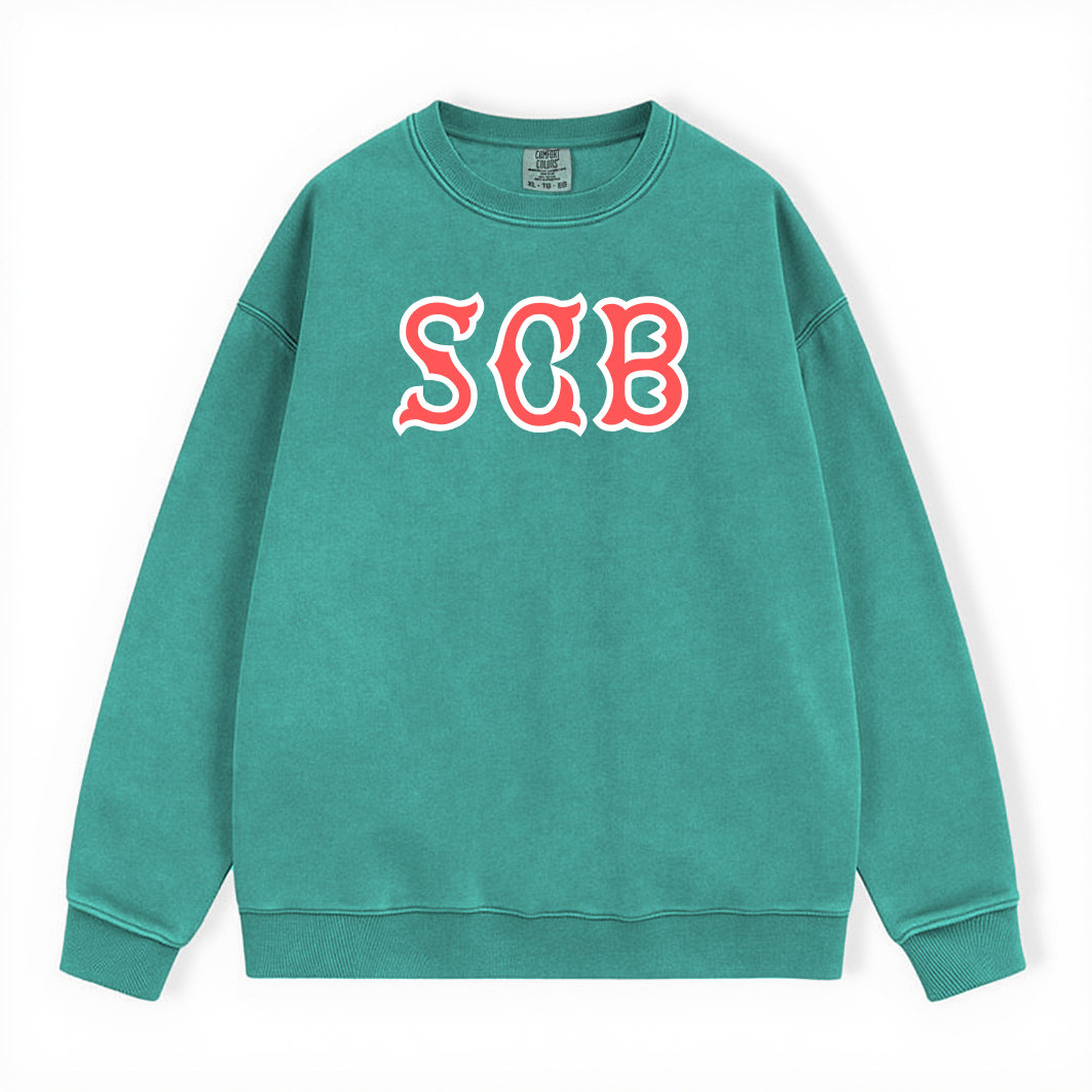 SCB SOX LETTERS CREWNECK