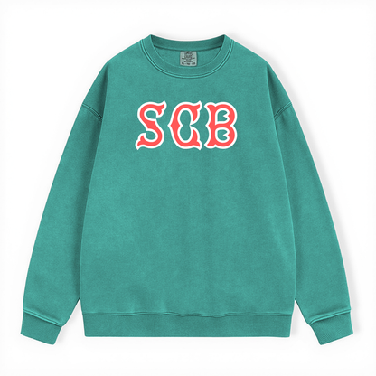 SCB SOX LETTERS CREWNECK