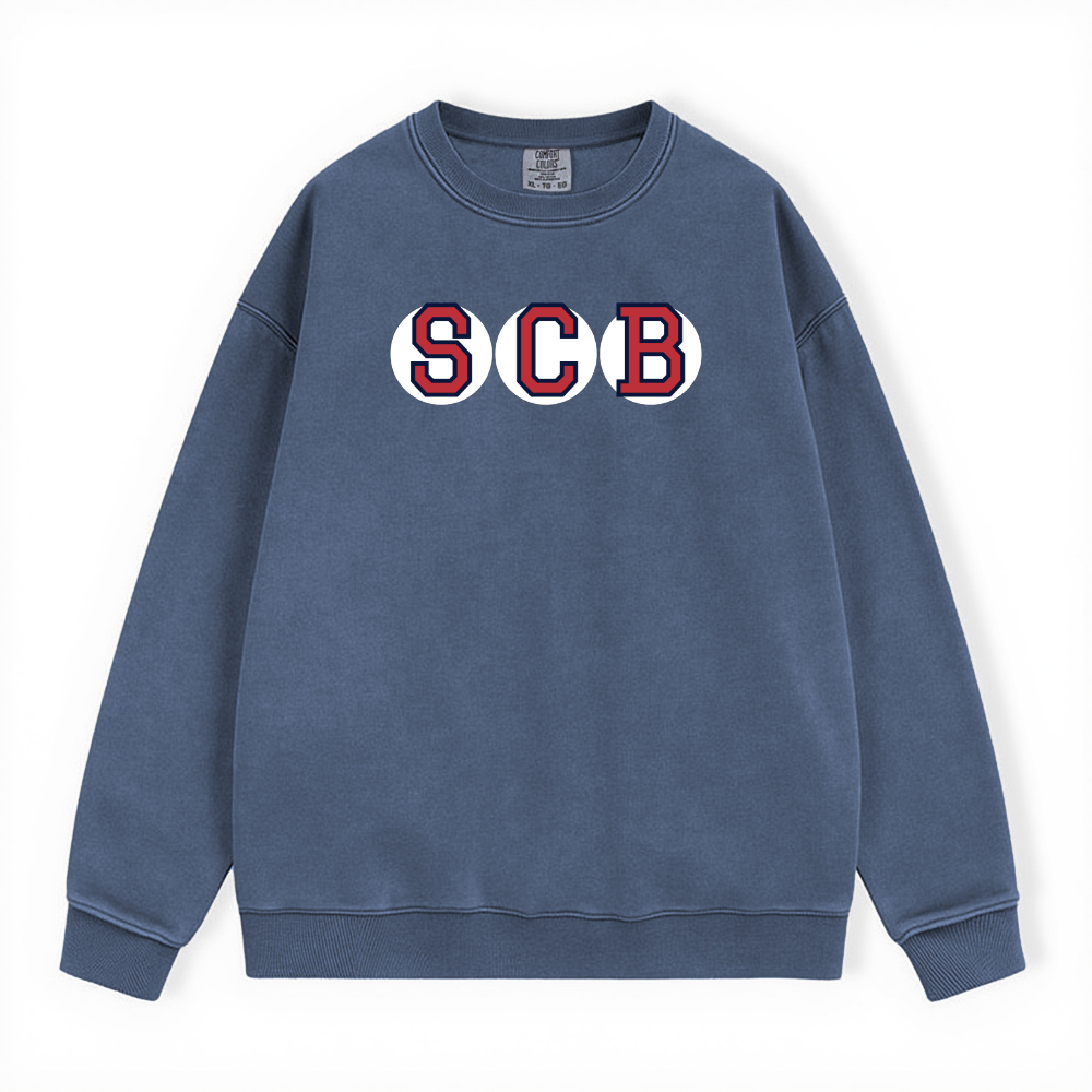 SCB RETIRED SOX LETTERS CREWNECK