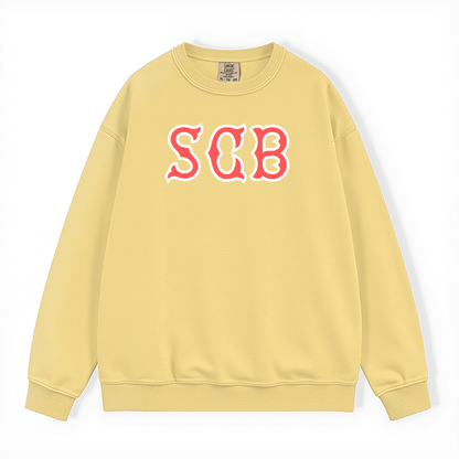 SCB SOX LETTERS CREWNECK