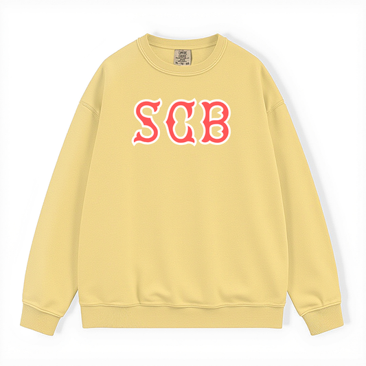 SCB SOX LETTERS CREWNECK
