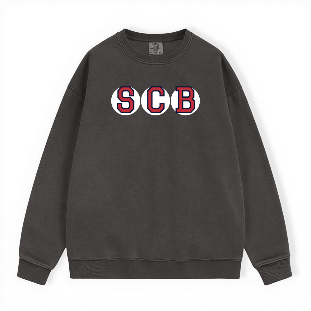 SCB RETIRED SOX LETTERS CREWNECK