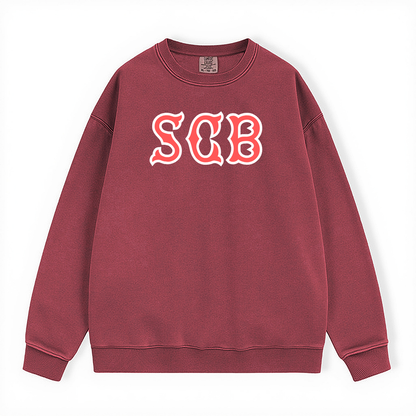 SCB SOX LETTERS CREWNECK