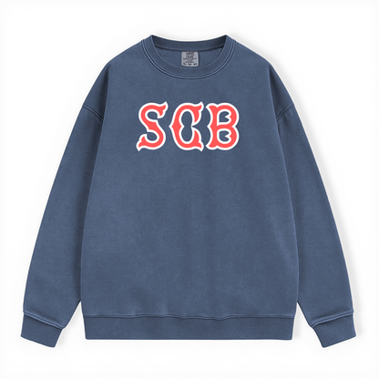 SCB SOX LETTERS CREWNECK