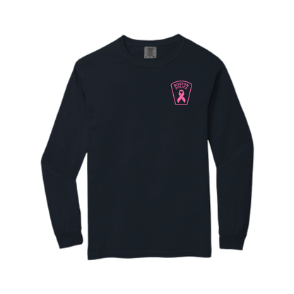 BOSTON POLICE BREAST CANCER AWARENESS LONG SLEEVE