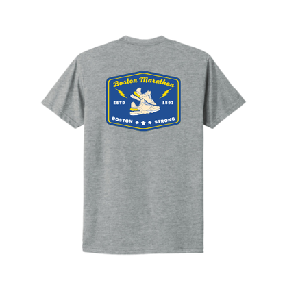 BOSTON STRONG SNEAKERS SHORT SLEEVE - SAME DAY LOCAL PICK UP AVAILABLE
