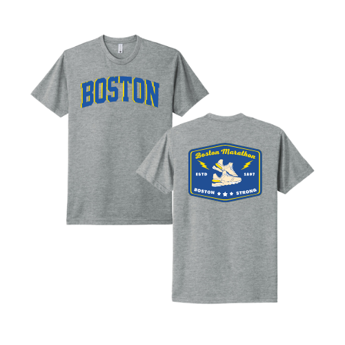 BOSTON STRONG SNEAKERS SHORT SLEEVE - SAME DAY LOCAL PICK UP AVAILABLE