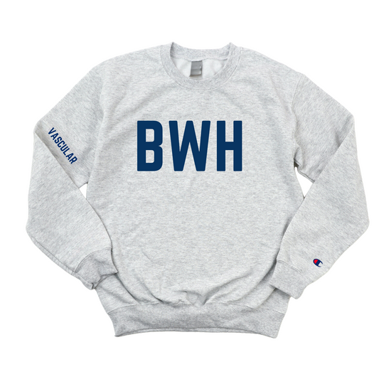 NAVY BWH VASCULAR CREWNECK