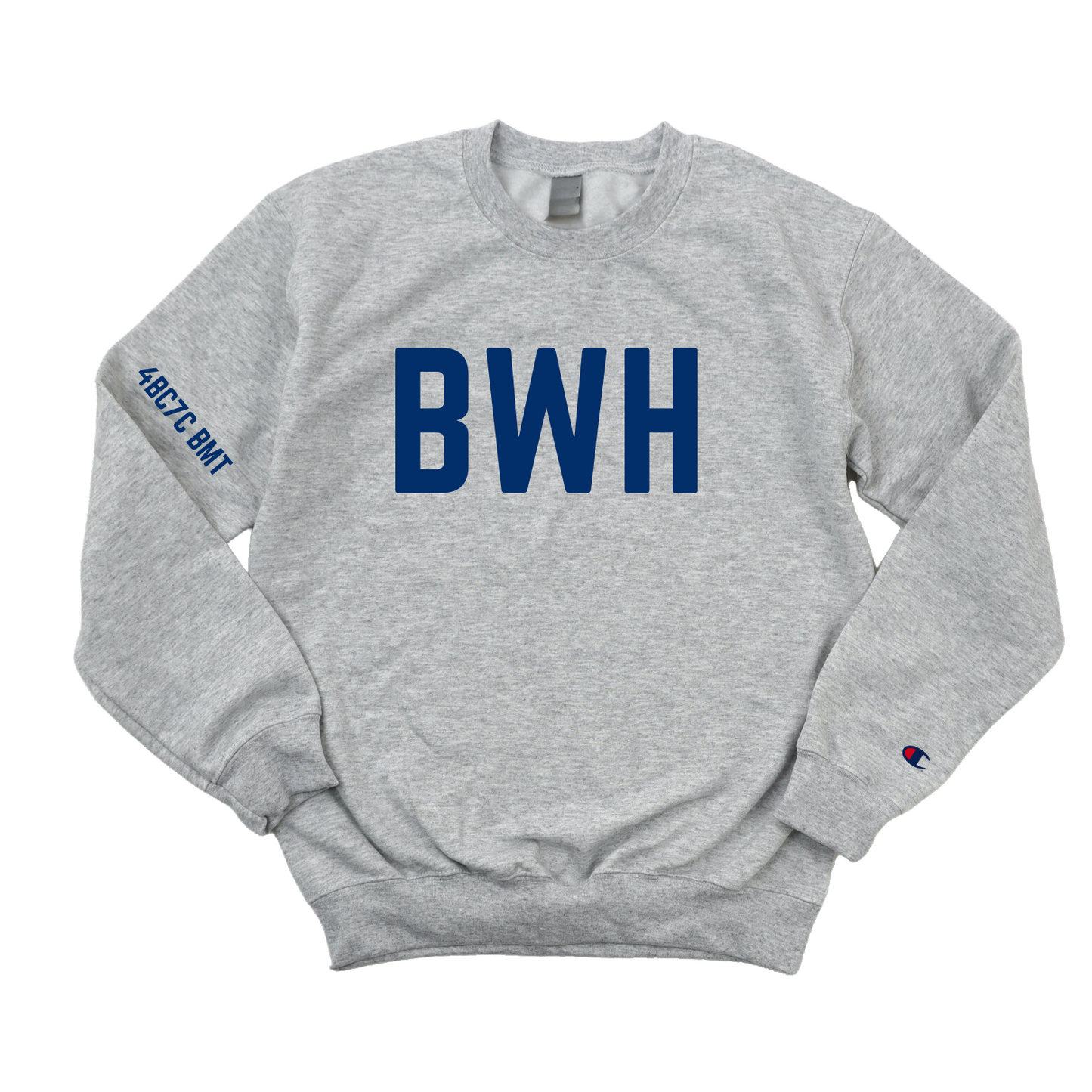 NAVY BWH RN 4A IPCU CHAMPION CREWNECK  - DARK GRAY