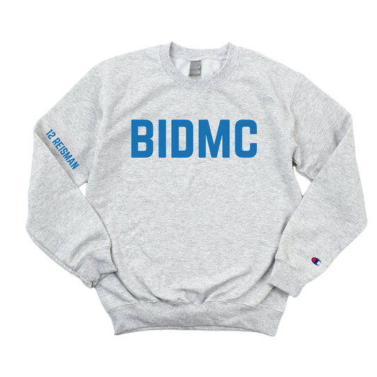 ROYAL BLUE BIDMC REISMAN 12 CHAMPION CREWNECK