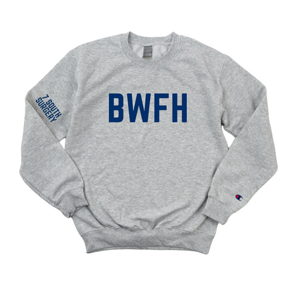 NAVY BWFH 7 SOUTH SURGERY - CHAMPION CREWNECK - DARK GRAY