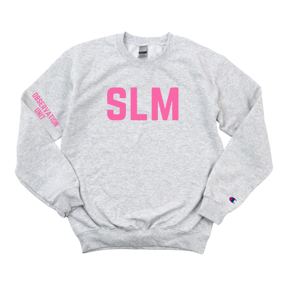 PINK  SLM SALEM - OBSERVATION UNIT CHAMPION CREWNECK