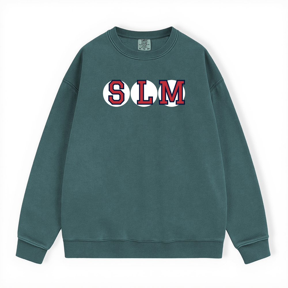 SLM RETIRED SOX LETTERS CREWNECK