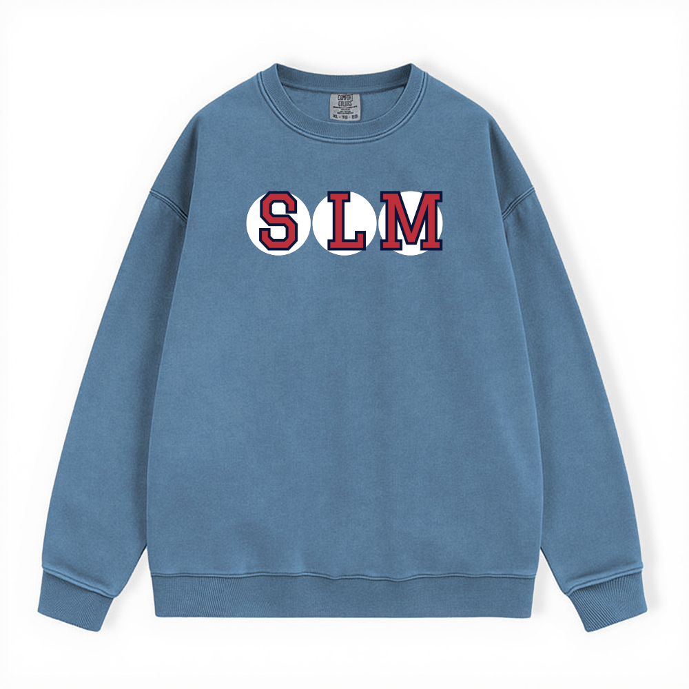 SLM RETIRED SOX LETTERS CREWNECK