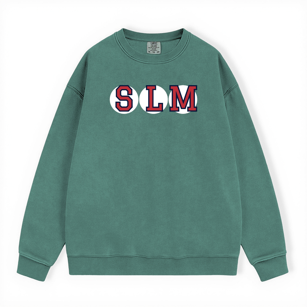 SLM RETIRED SOX LETTERS CREWNECK