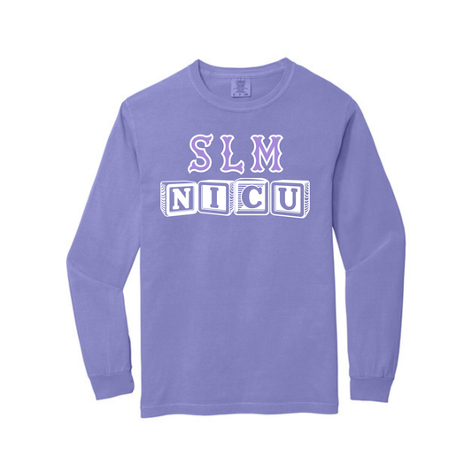 SLM BLOCK LETTERS NICU LONG SLEEVE