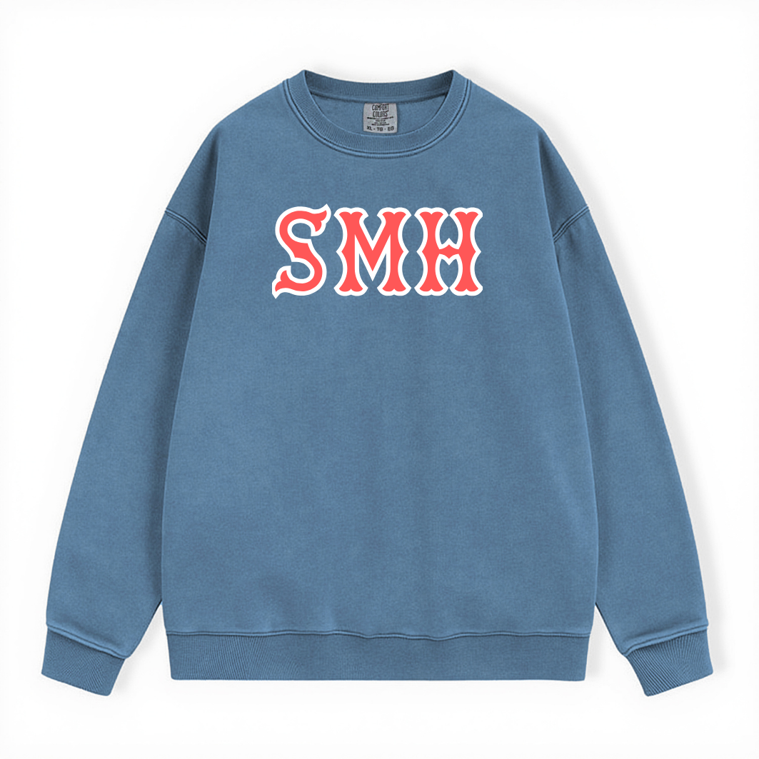 SMH SOX LETTERS CREWNECK