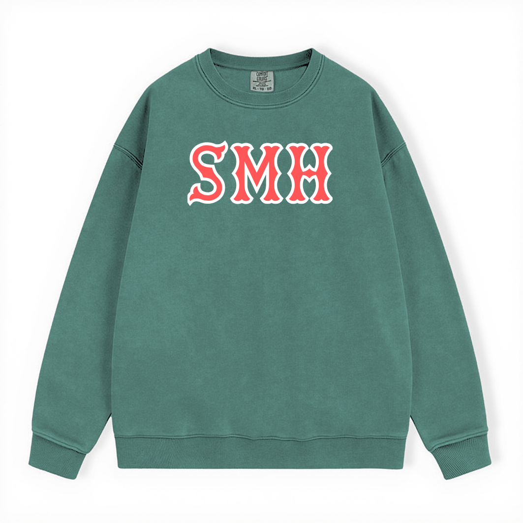SMH SOX LETTERS CREWNECK