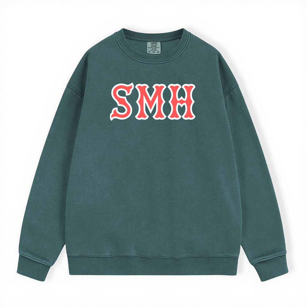 SMH SOX LETTERS CREWNECK