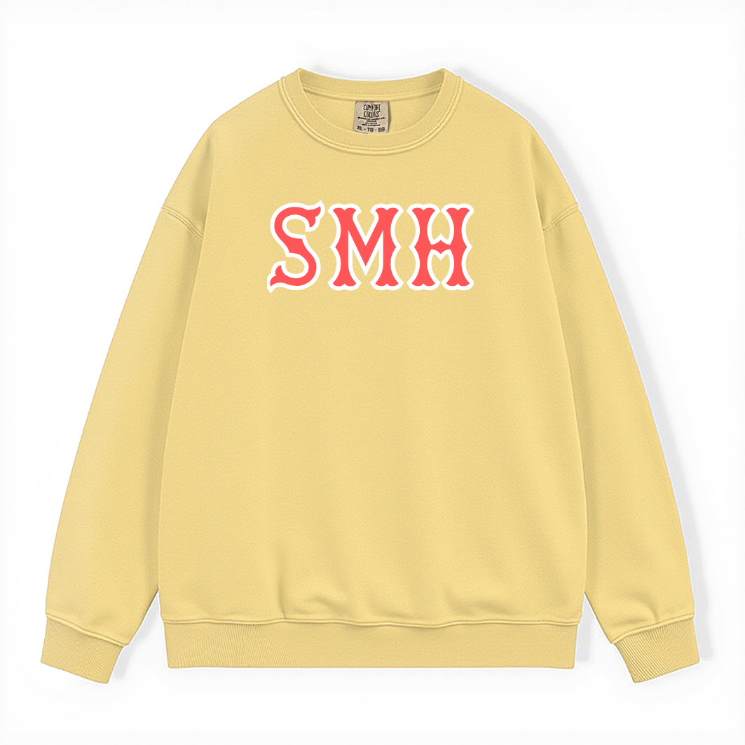SMH SOX LETTERS CREWNECK
