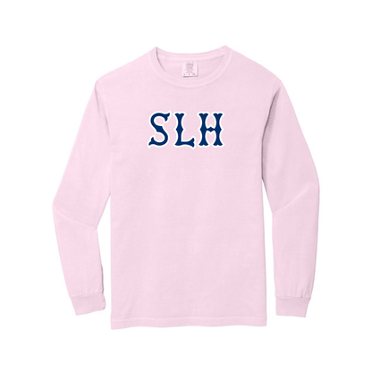 SLH NAVY SOX LETTERS LONG SLEEVE