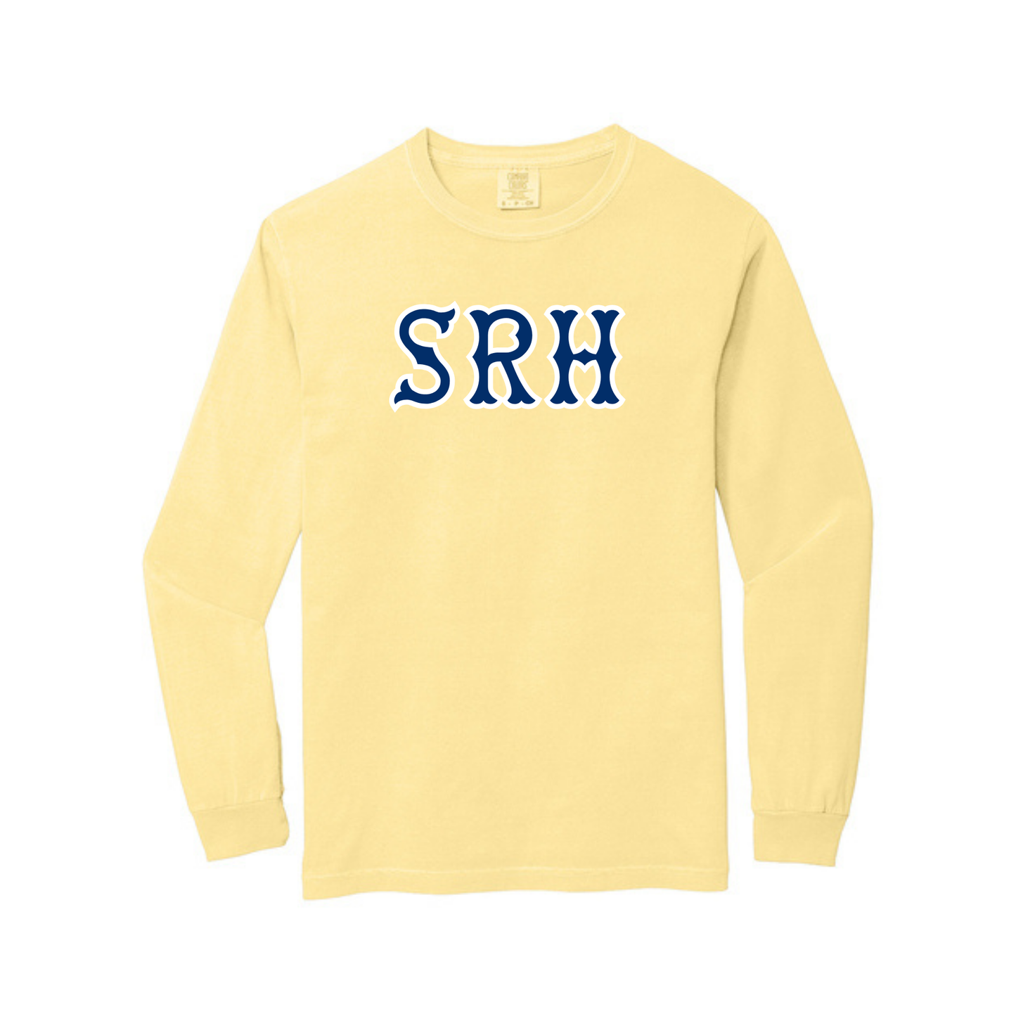 SRH NAVY SOX LETTERS LONG SLEEVE